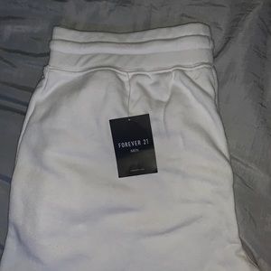 All white Mens sweats